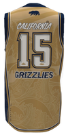 California Grizzlies Basketball Jersey