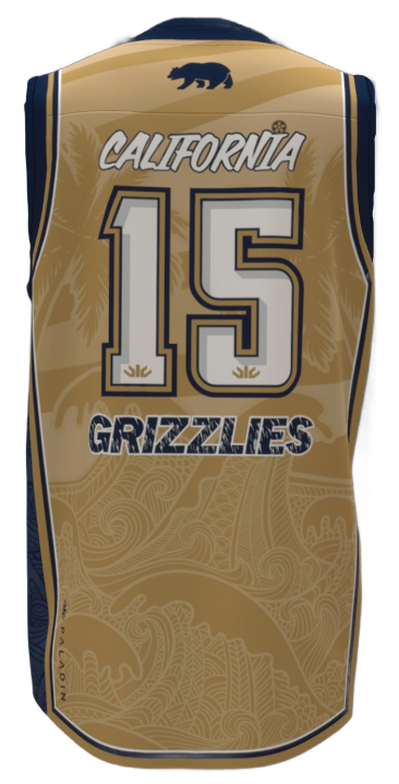 California Grizzlies Basketball Jersey