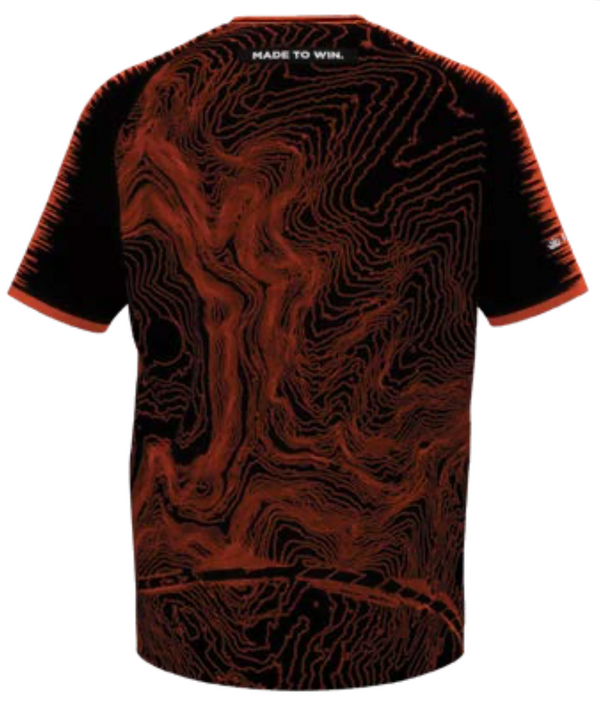 Black and Orange Training Tee