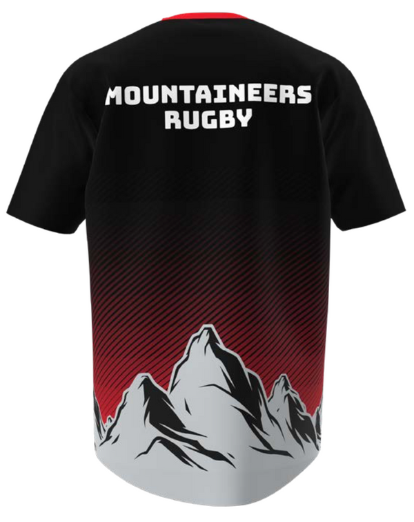 Saranac Moutaineers Rugby Dark Training Tee