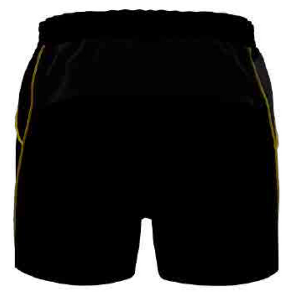 Exiles RFC Mens Black Playing Shorts