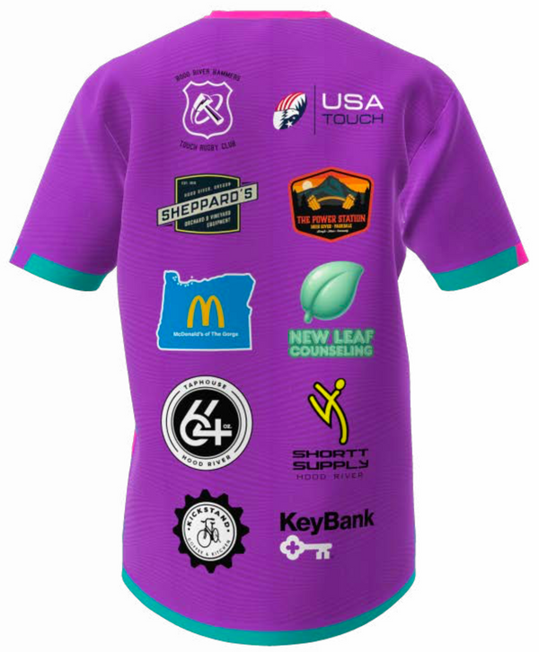 Columbia Gorge Purple Training Tee