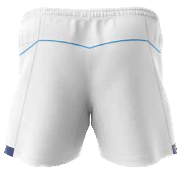 USD White Playing Shorts