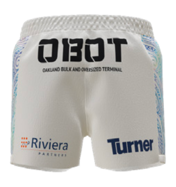 California Grizzlies Global Youth 7s White Playing Shorts