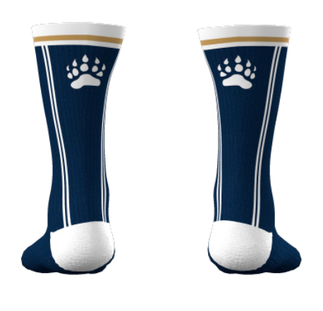 California Grizzlies Global Youth 7s Navy Socks