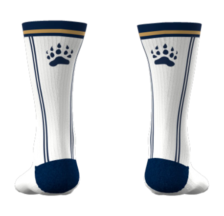 California Grizzlies Global Youth 7s White Socks