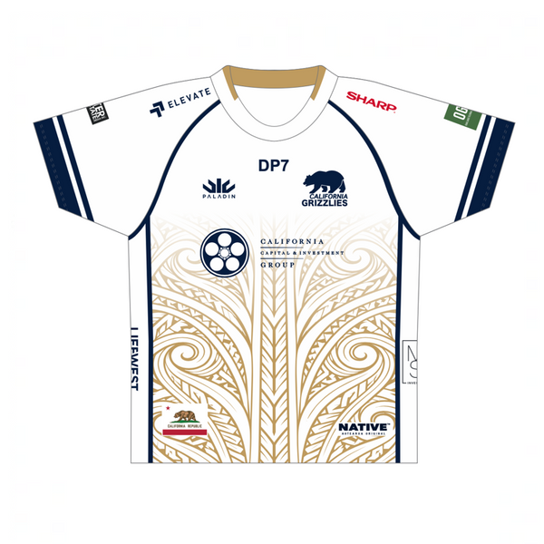 California Grizzlies Global Youth 7s Gold Training Tee