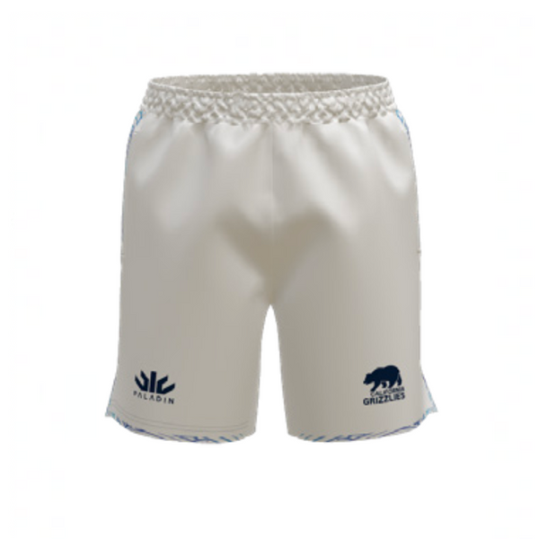 California Grizzlies Global Youth 7s White Travel Shorts