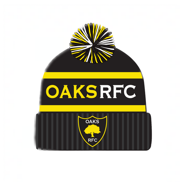 Danville Oaks RFC Black Beanie
