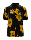 Haggis Rugby Hawaiian Shirt - Black