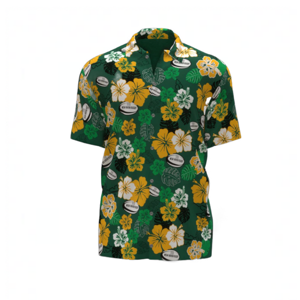 New Haven Green Hawaiian Shirt