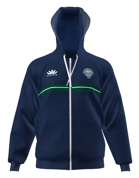 Newport Rugby Full Zip Fleece Hoody