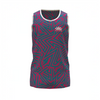 Teal and Pink Training Singlet