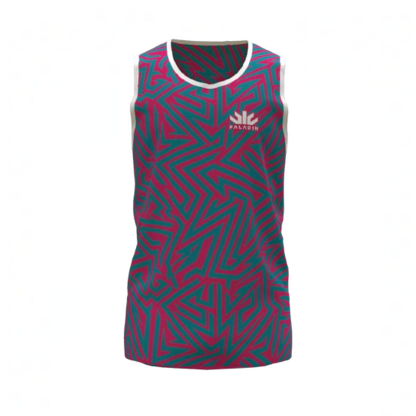 Teal and Pink Training Singlet