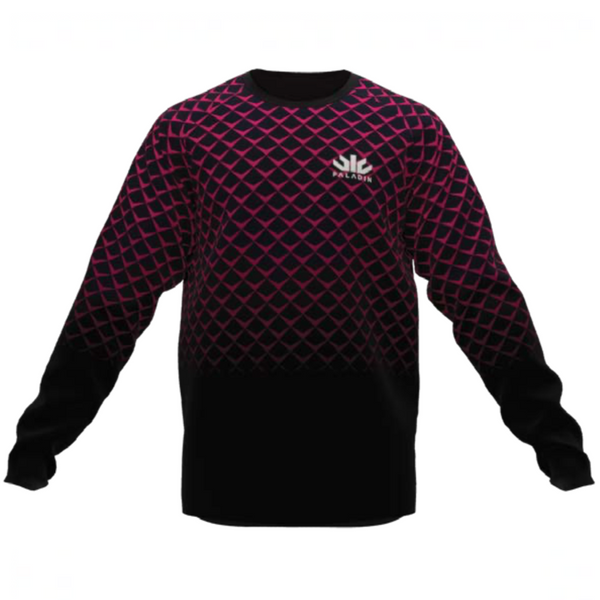 Black and Pink Long Sleeve Training Tee