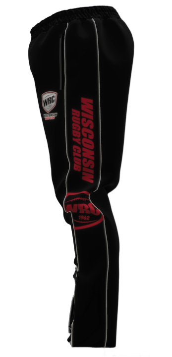 Wisconsin RC Tapered Sweatpants with Ankle Zipper