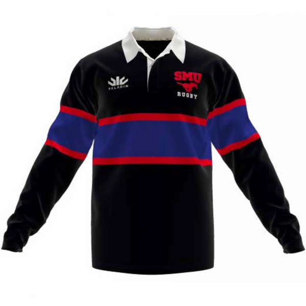 SMU Rugby Black Retro Jersey