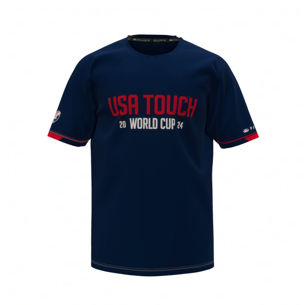 USA Touch Navy Training Tee - Female Cut