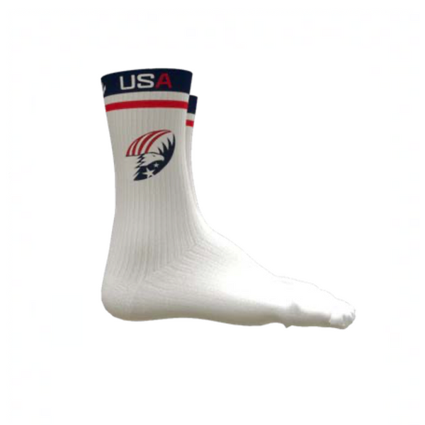 USA Touch W27 White Socks