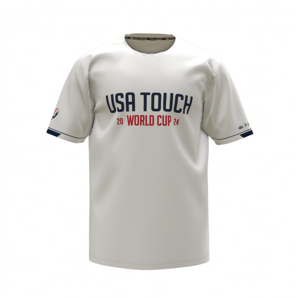 USA Touch White Training Tee - Men's Cut