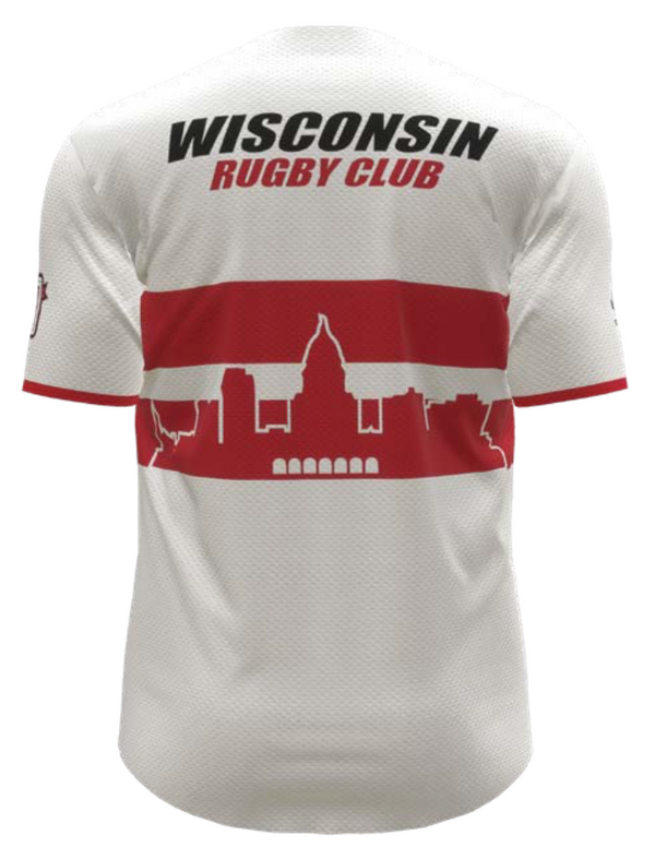 Wisconsin Rugby Club White Training Tee