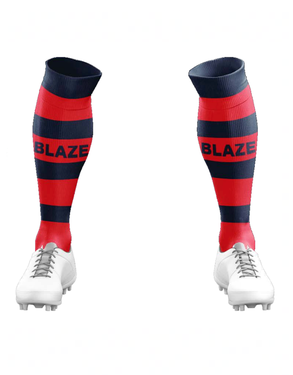 Chicago Blaze Compression Rugby Socks
