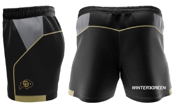 Colorado University Black Playing Shorts