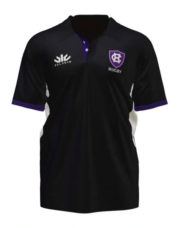 Holy Cross Rugby Black Polo Shirt