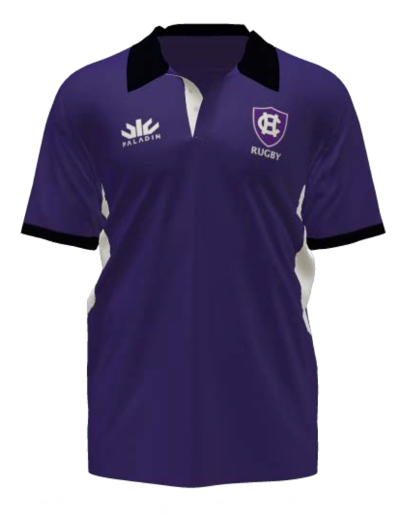 Holy Cross Rugby Purple Polo Shirt